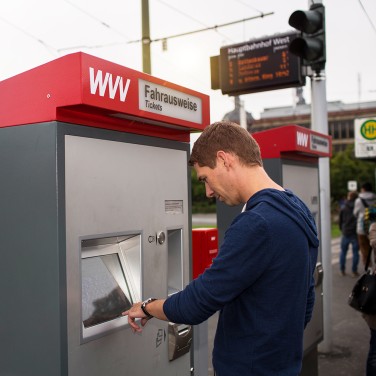 Fahrscheinautomat WVV Würzburg