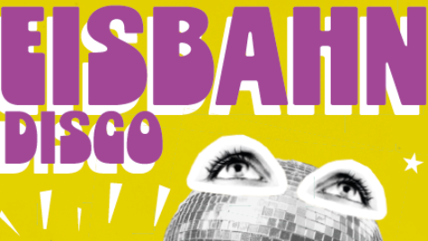 Plakat der Eisbahndisco