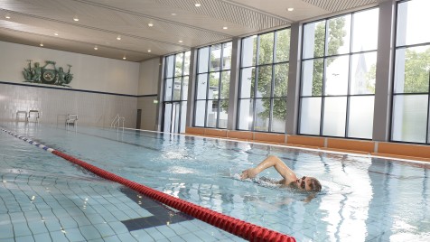 Schwimmer im Sandermare Schwimmer im Sandermare