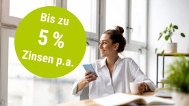 5 % Zinsen für Energiekunden/innen