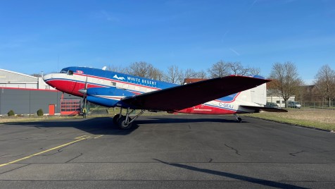 Flugzeug der Bell Geospace