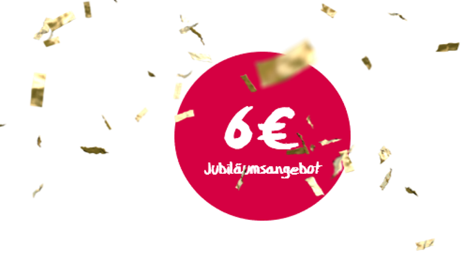 Jubiläumsangebot