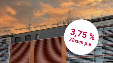 Neue Bürgerbeteiligung - 3,75 % Zinsen für Sie