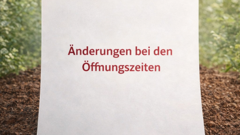 Änderungen bei den Öffnungszeiten