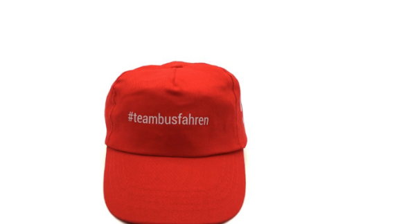 Cap mit #teambusfahren