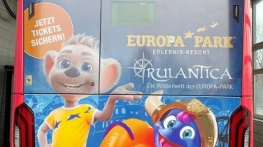 Europa Park Bus Heckfläche