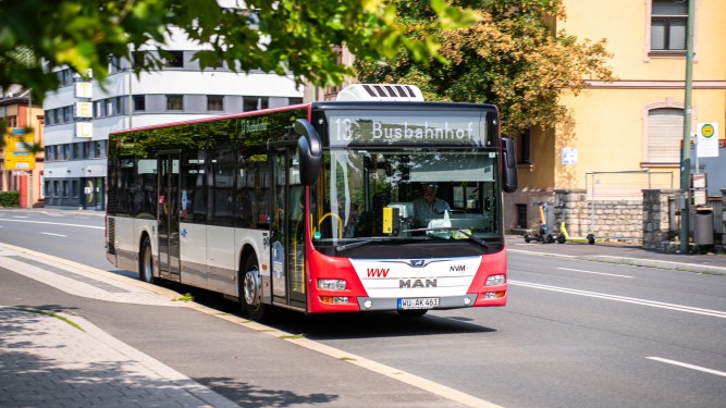 Bus Richtung Busbahnhof