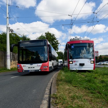 WVV_Straßenbahn_Bus