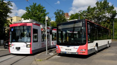 Bus und Straßenbahn Würzburg
