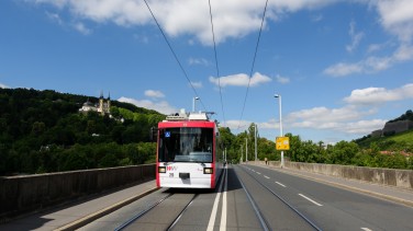 Straßenbahn Würzburg Löwenbrücke