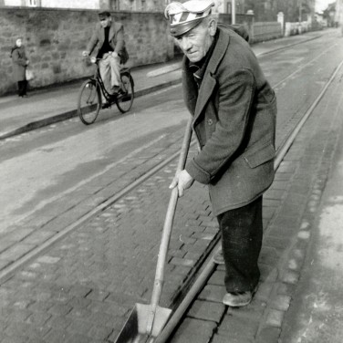 Historisches_Foto_Würzburger_Straßenbahn_Ritzenschieber