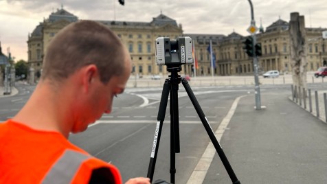 Vermessung von der Würzburger Residenz