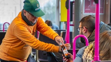 Distelhäuser Brauerei Aktion Straßenbahn