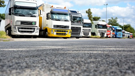 LKW-Parkplatz
