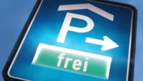 Freianzeige-Parkschild