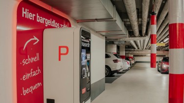 Werben im Parkhaus