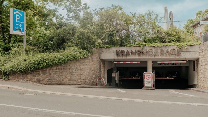 Parkhauseinfahrt