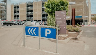 Parkhauseinfahrt